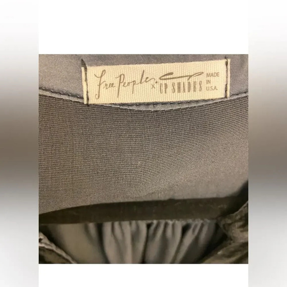 Free People x CP Shades Jacey Black Velvet Mini Dress Extra Small - Picture 6 of 7